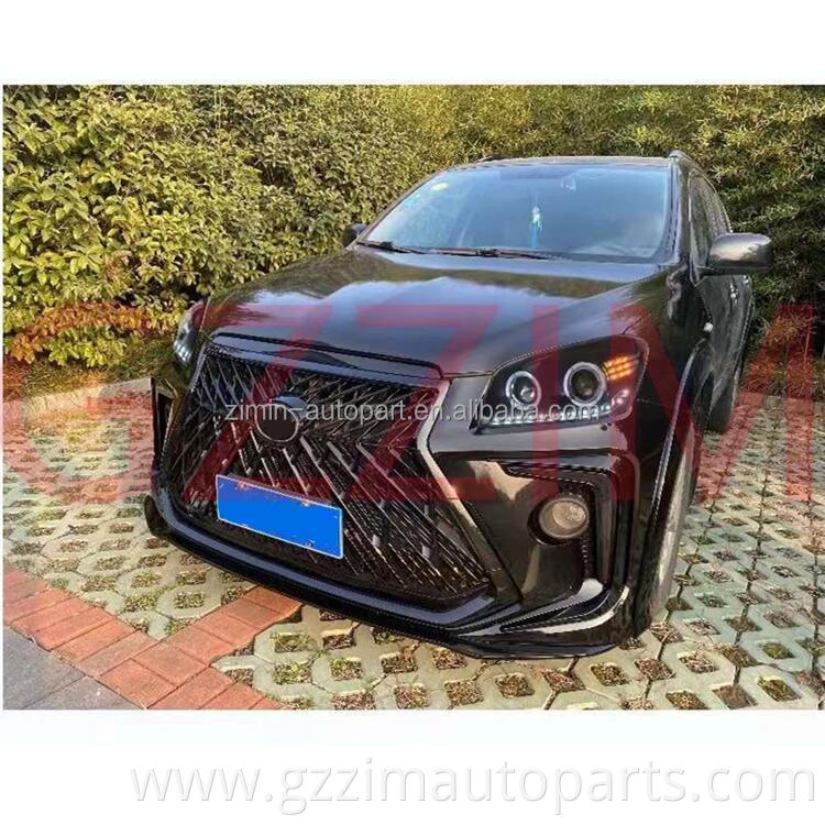 Plastic Front Rear Bumper TRD Grille Body Kits For Rav4 Changed To LX Style